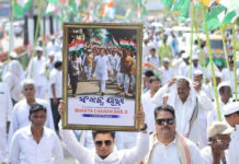 ନବନିଯୁକ୍ତ ପିସିସି ସଭାପତିଙ୍କ ସଂକଳ୍ପ ପଦଯାତ୍ରାରେ ଅଦ୍ଭୁତପୂର୍ବ ଜନସମାବେଶ ଓ ଅବିସ୍ମରଣୀୟ ଜନସମର୍ଥନ