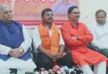 ବିଜେପିରେ ଯୋଗ ଦେଲେ ଖରିଆର ରୋଡ ବିଜେଡି ଛାତ୍ର ସଭାପତି ମନିଶ ଦେବାଙ୍ଗନ