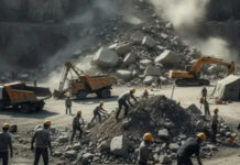 ପାହାଡ଼ ଧସି୨ ଶ୍ରମିକଙ୍କ ମୃତ୍ୟୁ