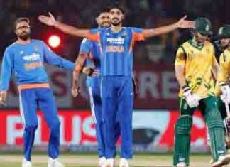 ଦକ୍ଷିଣ ଆଫ୍ରିକା ବିପକ୍ଷରେ ୩୦ ରନ୍ରେ ଜିତିଲା ଭାରତ