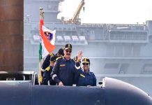 ଆଇଏନ୍ଏସ୍ ବାଘସୀରରେ ସମୁଦ୍ର ପରିଦର୍ଶନ କଲେ ରାଷ୍ଟ୍ରପତି