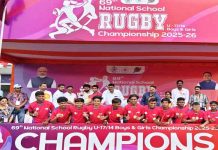 ଜାତୀୟ ବିଦ୍ୟାଳୟ ସମୂହ ରଗବୀ ଚାମ୍ପିଅନସିପ୍: U-୧୭ ବାଳିକା ବର୍ଗରେ ଓଡ଼ିଶା ଚ୍ୟାମ୍ପିୟନ୍