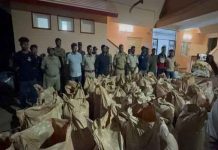 ନିଶା ଦ୍ରବ୍ୟ ବିରୋଧୀ ଅଭିଯାନ: ୨.୮ ଟନ୍ ଗଞ୍ଜେଇ ଜବତ