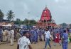 ଦର୍ପଦଳନ ପରେ ତାଳଧ୍ବଜ ଏବଂ ନନ୍ଦିଘୋଷ ରଥର ଦକ୍ଷିଣ ମୋଡ଼ ପ୍ରକ୍ରିୟା