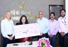 ଆର୍ଥିକ ବର୍ଷ ୨୦୨୪–୨୫ ପାଇଁ ରାଜ୍ୟ ସରକାରଙ୍କୁ ଓଡ଼ିଶା ରାଜ୍ୟ ଆରକ୍ଷୀ ଗୃହ ନିର୍ମାଣ ଏବଂ କଲ୍ୟାଣ ନିଗମ ପକ୍ଷରୁ ୨୧.୨୮ କୋଟି ଟଙ୍କାର ଲାଭାଂଶ ପ୍ରଦାନ