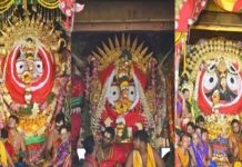 ବର୍ଷକୁ ୬ଥର ସୁନାବେଶ ହୁଅନ୍ତି ମହାପ୍ରଭୁ