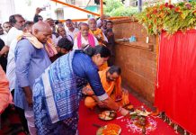ଉପମୁଖ୍ୟମନ୍ତ୍ରୀ ଶ୍ରୀମତୀ ପ୍ରଭାତୀ ପରିଡ଼ାଙ୍କ ଦ୍ୱାରା ରଘୁରାଜପୁରଠାରେ ସମନ୍ୱିତ ପର୍ଯ୍ୟଟନ ବିକାଶ ପ୍ରକଳ୍ପର ଭିତ୍ତିପ୍ରସ୍ତର ସ୍ଥାପିତ